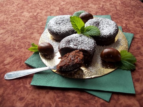 Fondant chocolat châtaigne