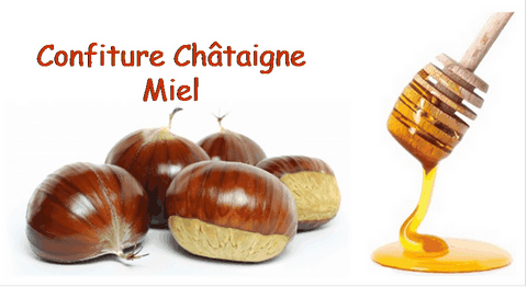 Confiture châtaigne miel